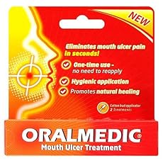 Image of Oralmedic Mouth Ulcer and. Brand catalog list of Oralmedic. 