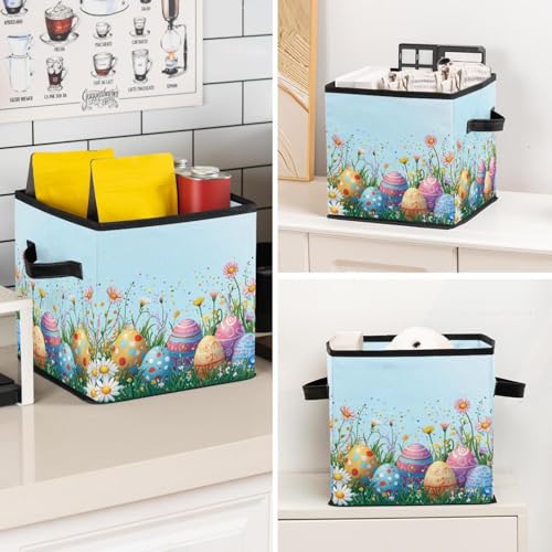 Boîte de rangement linge et paniers pliables pour placards encombrés - 8