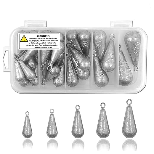 Fishing Weights Sinkers for Fishing Line, Bass Casting Sinkers Fishing Saltwater Plomos para Pescar Sliding Weights Assortment for Bottom Fishing