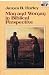 Man and Woman in Biblical Perspective: A Study in Role Relationships and Authority