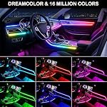 Acrylic Interior Car LED Strip Lights, USB Car Ambient Lighting - Image 2