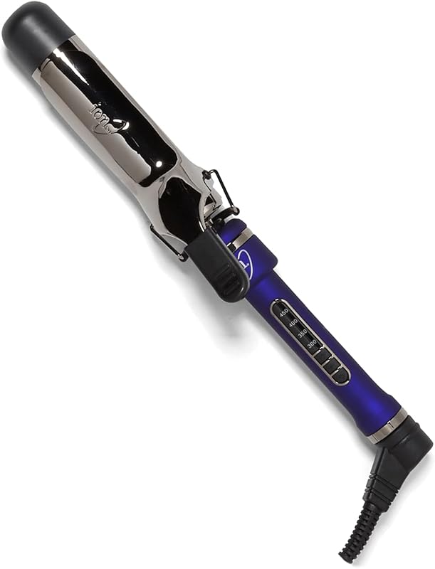 Rizador Titanium Pro, 11/2 pulgadas, calienta hasta 450 °F, máxima retención de rizos, doble voltaje