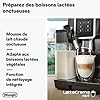 De'Longhi Dinamica Machine a Café Grain ECAM350.50.B, Machine Expresso et Cappuccino, Ecran Tactile, 1.8L, Noir