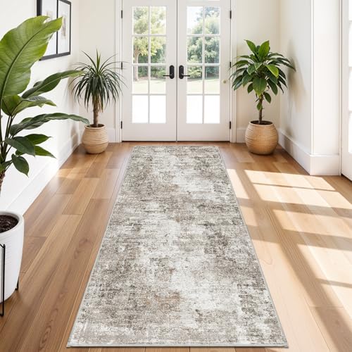 4x10 ft Extra Wide Hallway Rug – Non-Slip Washable...