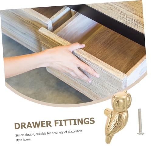Tirador metálico para muebles con diseño de búho para renovar cajoneras 4