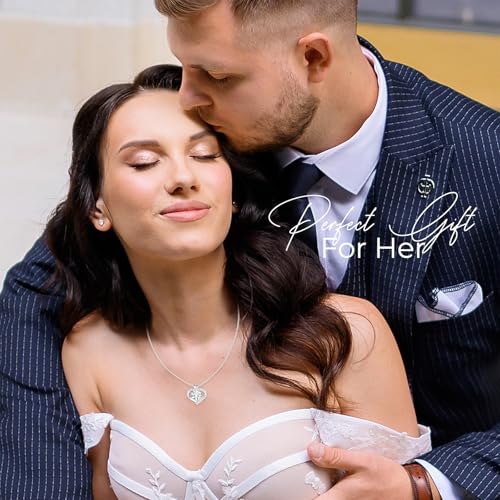 GRA-Certified 1-3 Carat Moissanite Heart Pendant Necklace for Wife or Girlfriend, Romantic Gift Necklace Perfect for Women on Anniversaries, Birthdays, and Valentine's Day2