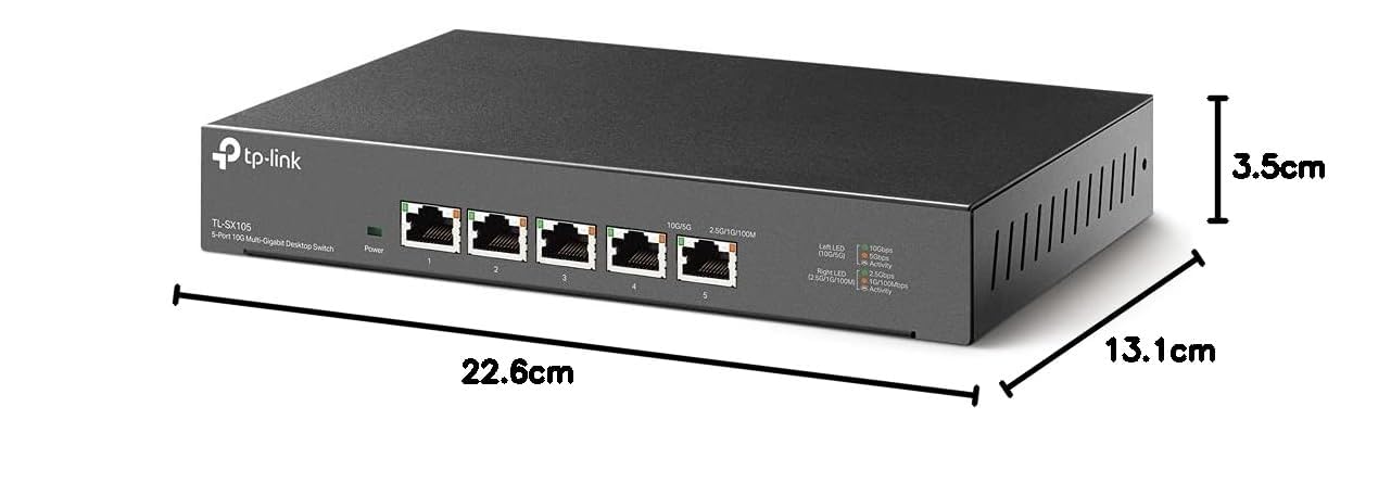 TP-Link Omada TL-SX105 Switch 5 Ports 10G de Bureau/rackable