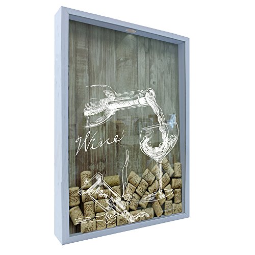 Quadro Porta Rolhas Kapos Multicor 32X42cm