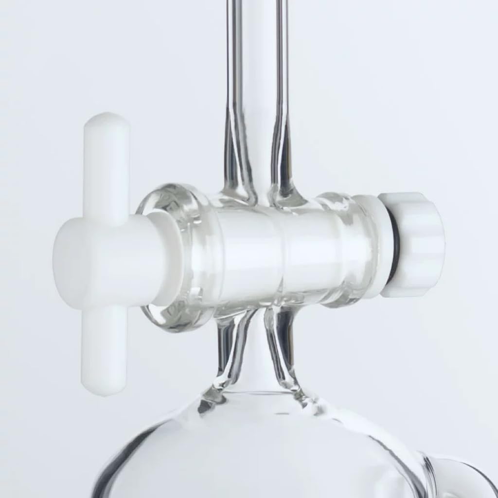 Extractor Soxhlet de laboratorio 29/40 de 100/250 ml utilizado for unidad de destilación, receptor-separador de aceite y agua, pieza esencial del kit de destilación.(100ml 24-40)