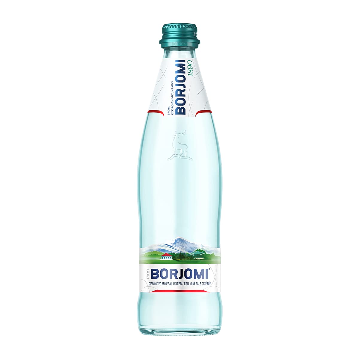 Agua mineral georgiana en vidrio 0,5 l [caja de 12] lL