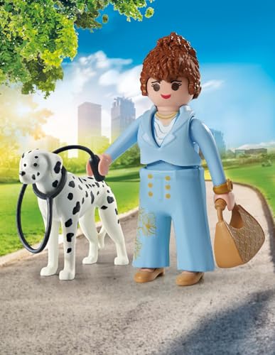 Femme D'affaire Avec Son Dalmatien Playmobil La Boite - vue 8
