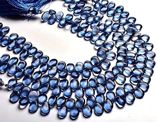 Perles de kyanite bleue quartz poire pour fabriquer un cadeau