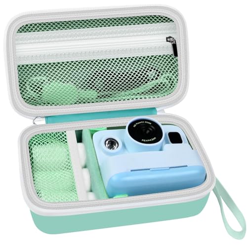 Maleta para cámara instantánea para niños color verde menta miniatura 1