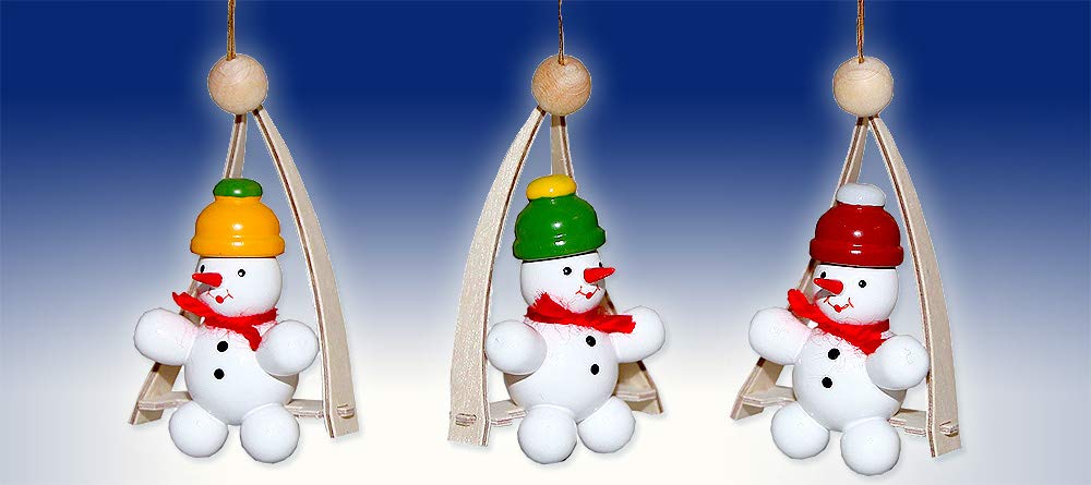 Suspensions sapin de Noël bonhomme de neige balançoire Rudolphs Schatzkiste