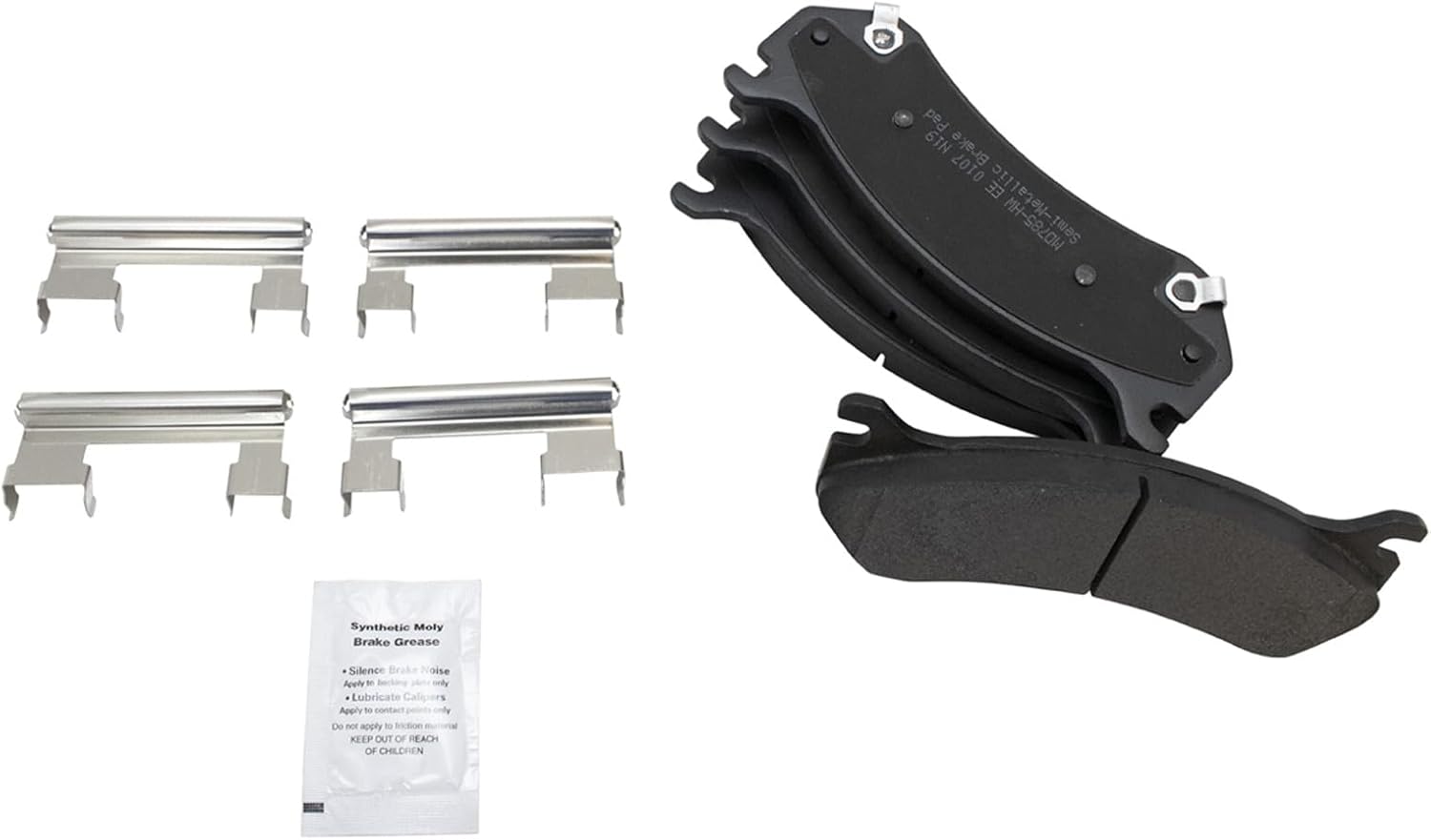 Front or Rear Metallic Brake Pad Kit for Chevy GMC Cadillac Truck