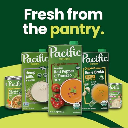 Pacific Foods Organic Free-Range Chicken Broth, 8 oz Carton (24 Pack) image 6