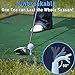 Adjustable Golf Tees - Essential Accessories for Men, Unbreakable & Durable - No Need to Repeatedly Pick Up (3 Pack White)