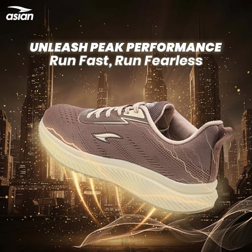 Image of ASIAN Raftaar-18 Sports Shoes for Men | Stylish Knit Mesh Shoes with Memory Foam | Responsive Sole Grip for Running, Gym, Training
