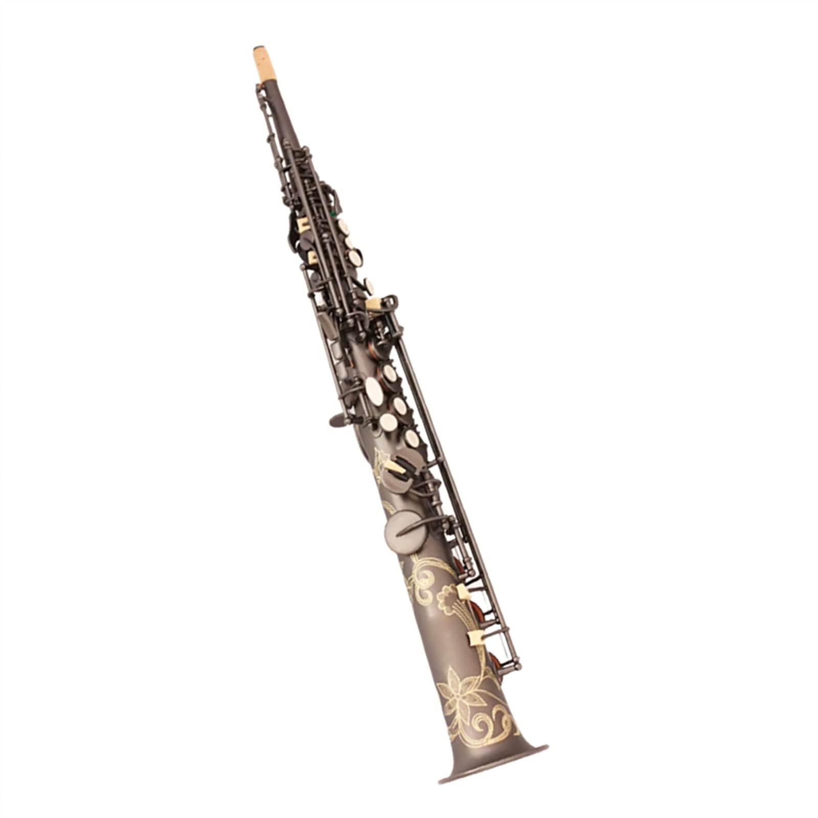 Saxofón Profesional Saxofón BB, Instrumento Musical Artesanal Francés Antiguo, Patrón Tallado A Mano, Saxofón Profesional