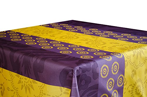 CIRAD Manteles Mantel Yellow Garden 100 x 148 cm Estampados Antimanchas Colores Decoracion