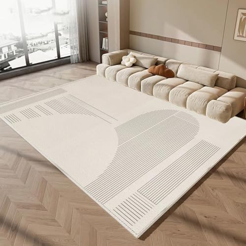 Alfombra de área grande beige ideal para tu dormitorio y vestidor 2