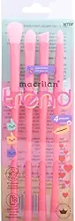MACRILAN MT 08 KIT PINCEL MAQUIAGEM OLHOS 4UN