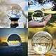 Besnfoto Crystal Ball Fotografie K9 Objektivkugel mit Mini-Stativ und Saugnapfhalterung Standfuß Klar Dekorative Glas-Requisiten Ball mit Mikrofaser Tasche und gepolsterter stoßfester Tasch