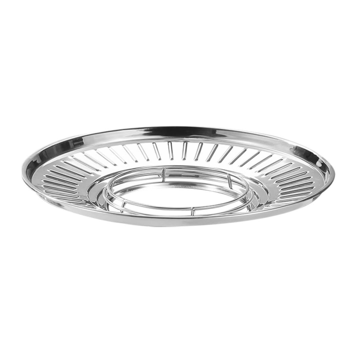 Bandeja escurridor de platos de acero inoxidable con rejilla resistente Luxshiny