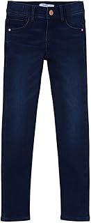 بنطلون جينز بولي بقصة ضيقة سكيني للأولاد من نيم ات