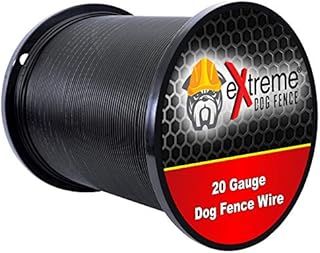PetSmart Invisible Fence Compatible Above Ground or Underground Wire for DIY Electric Pet Fence - 1500 Foot Spool of Better Quality High Performance Solid Core Copper Wire for Easy Installation