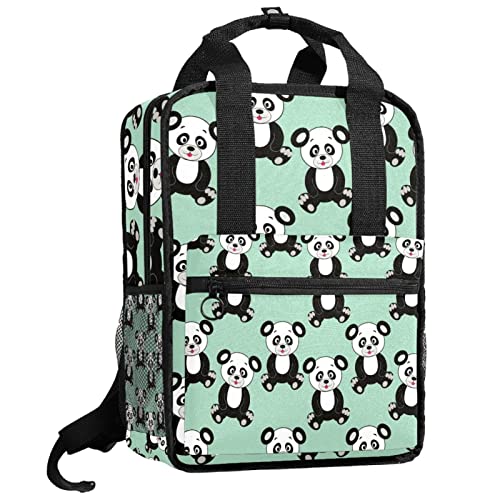 Sac à dos mignon panda soulageant les épaules avec ses bretelles réglables