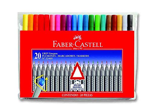 Feutres GRIP FINEPEN pochette de 20 pour vos carnets