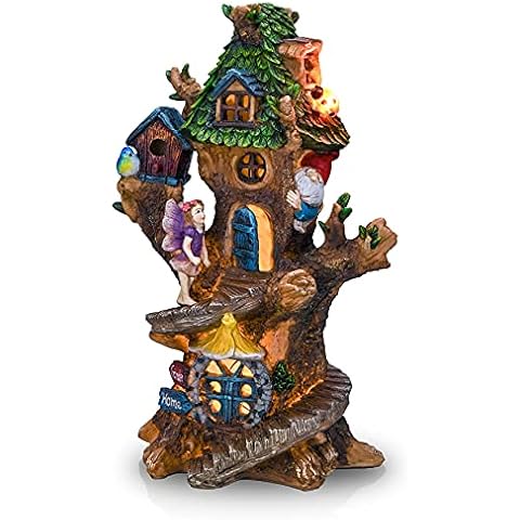 TERESA'S COLLECTIONS Large Tree Gnome Fairy House Cover