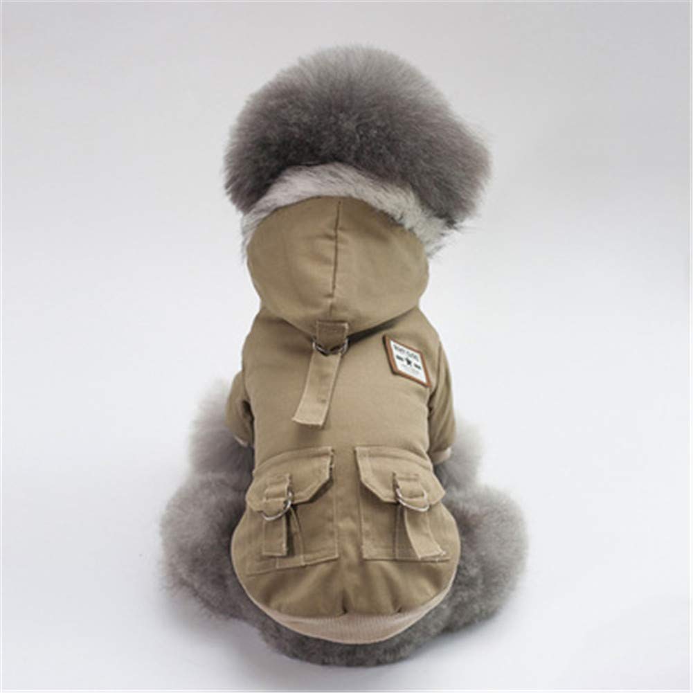 Vêtements pour chiens au chaud en hiver doudoune imperméable pour promenades en ville Schnauzer