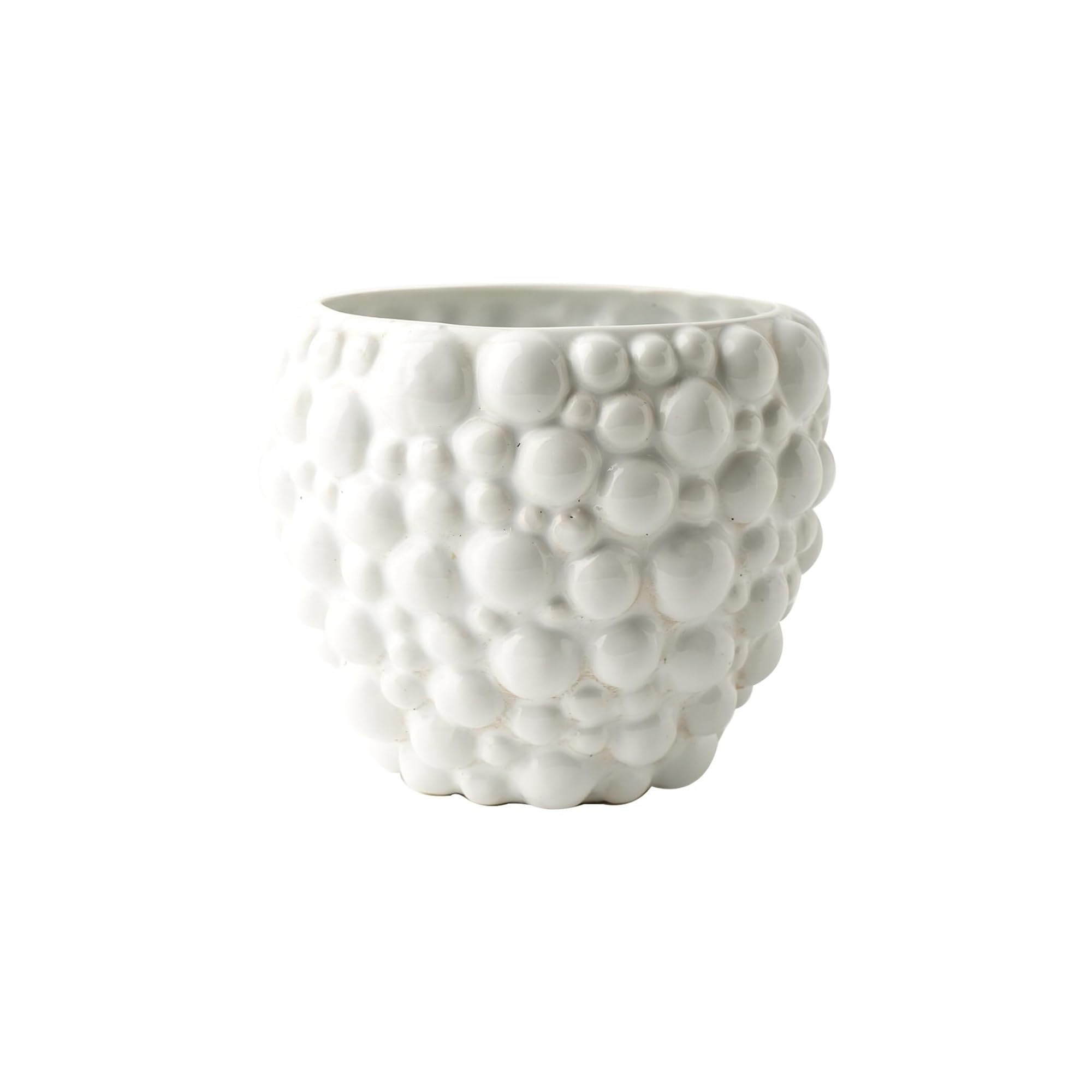 Donice ogrodowe Ceramiczna doniczka na rośliny Nowoczesna bąbelkowa tekstura Kwiat Okrągła sukulenty do kaktusów ozdobne