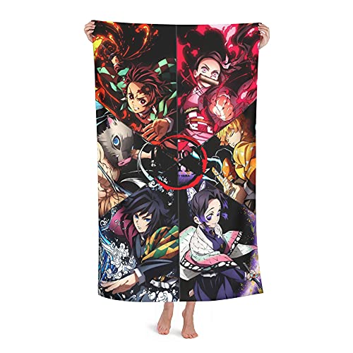 Jeinju Anime Beach Towel Quick Dry Japan Anime Towels Soft Microfiber Sand Proof Towels Travel Pool Swimming Camping #TOP5