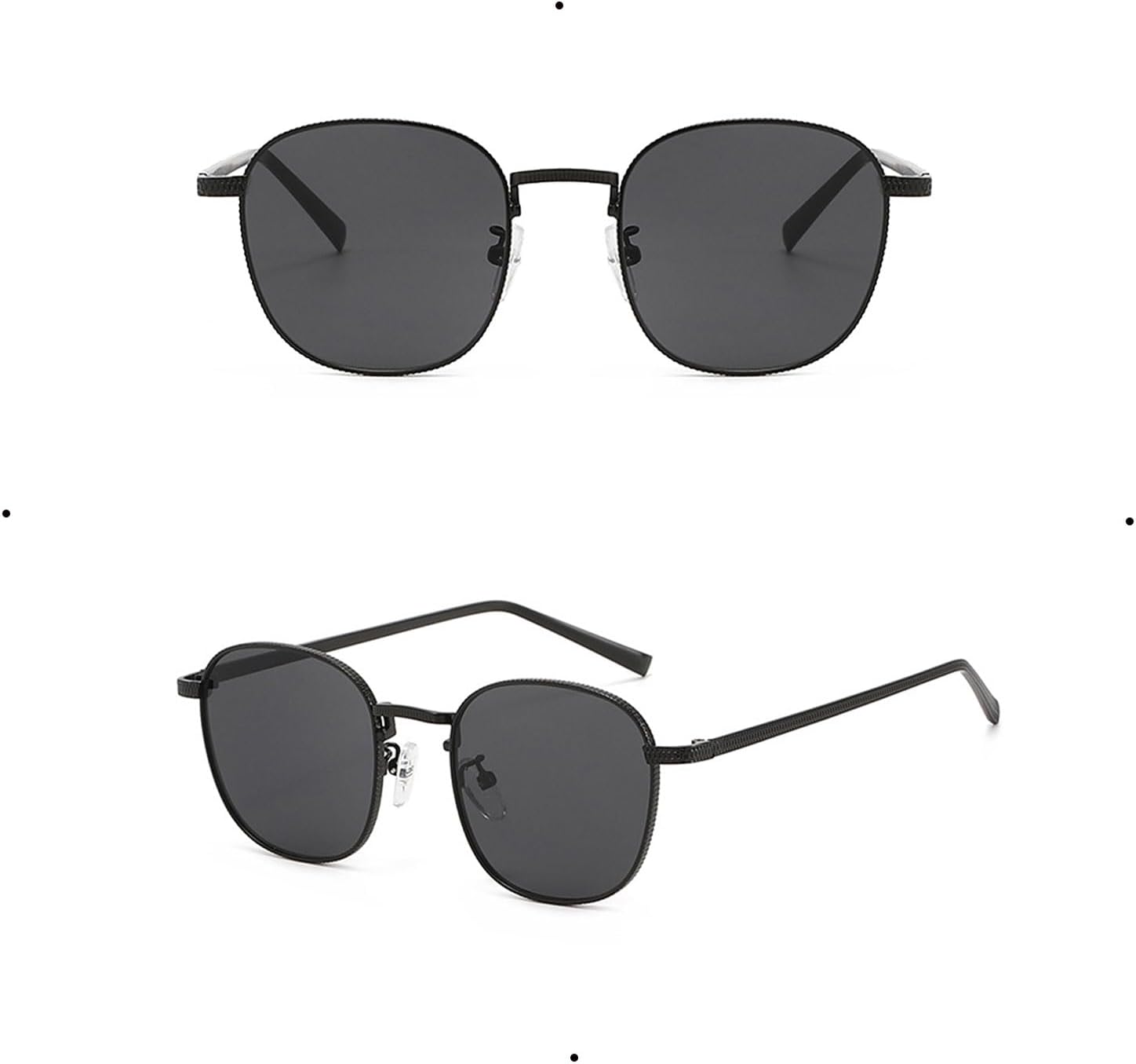 Women's Square Round Metal Sunglasses UV400 Travel Outdoor Daily Wear