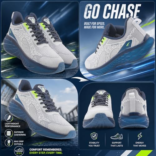 Image of ASIAN Powerplay-35 Men's Running & Training Shoes | Gym Sneaker with Cushioned Sole, Breathable Mesh & Grippy Outsole, Ideal for Travel