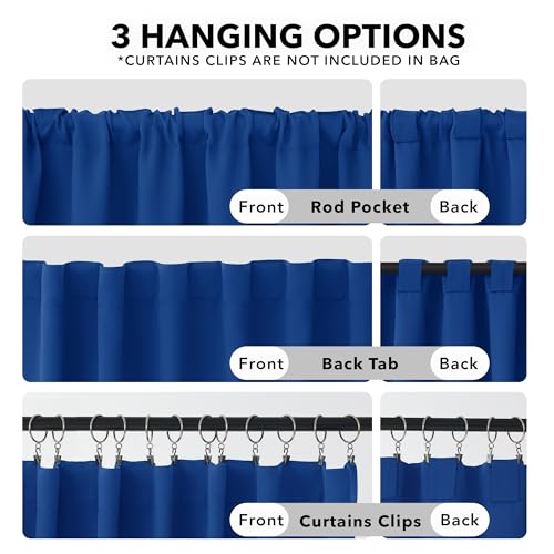 image for Deconovo Blackout Curtains – Room Darkening, Noise-Reducing, Thermal