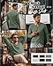August Alley Men's Waffle V Neck Shirt Long Sleeve Thermal Pullover Top Casual Stretch Lightweight Undershirt(Gray Green,Large)