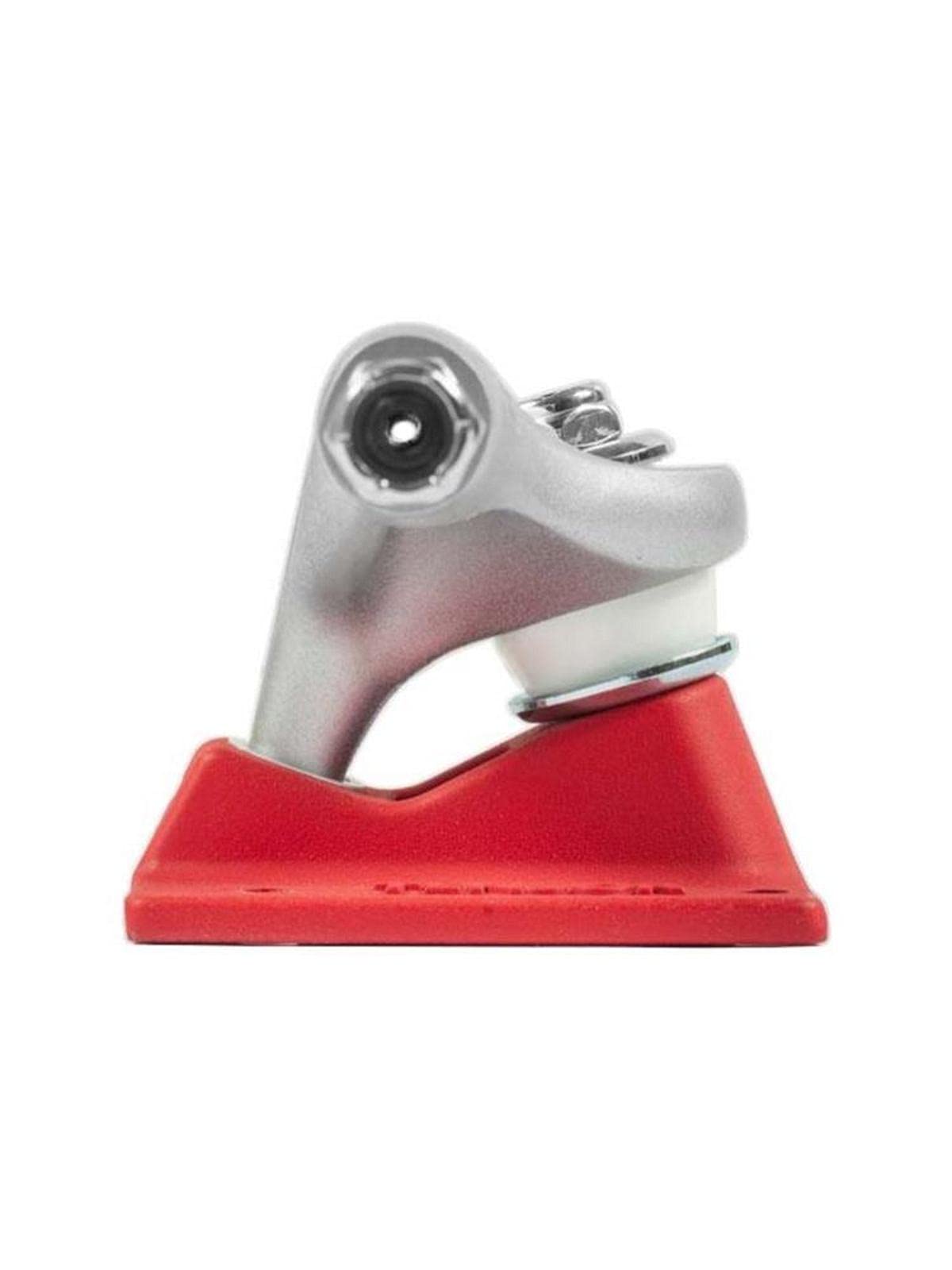 Tensor Mag ライト反射スケートボードトラック シルバー/レッド 5.5