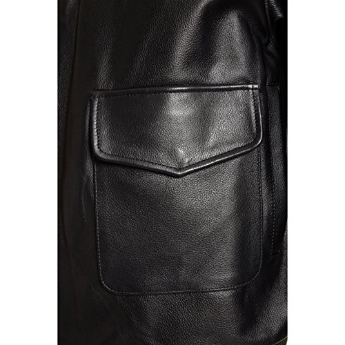 Image of Men's Big and Tall Leather Flight Jacket