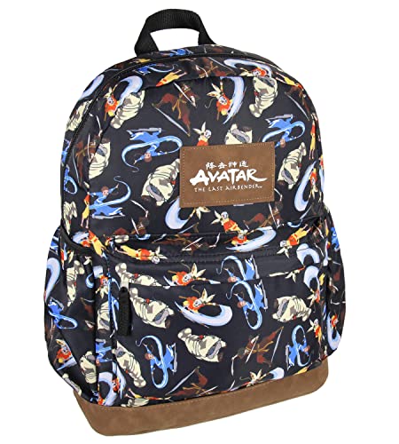 INTIMO Nickelodeon Avatar O Último Mestre do Ar Personagem Aang Katara Appa Zuko Mochila estampada em toda a parte