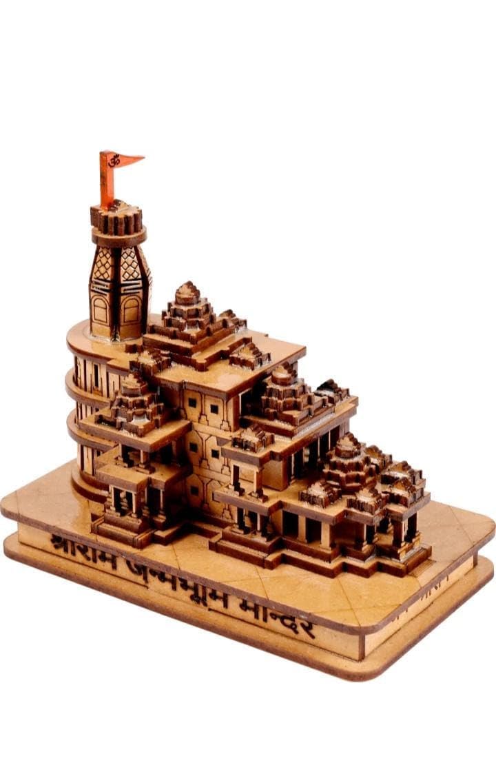 CSOK Handmade Wooden Shri Ram mandir Ayodhya 3D Wood Tempal for Home Decoration, Office, and Gift ! Full Polished Shri Ram Janmbhoomi Temple 3D Model Ideal for Home Decor and Pooja (B0CQ2S7XKZ) Amazon Price History, Amazon Price Tracker