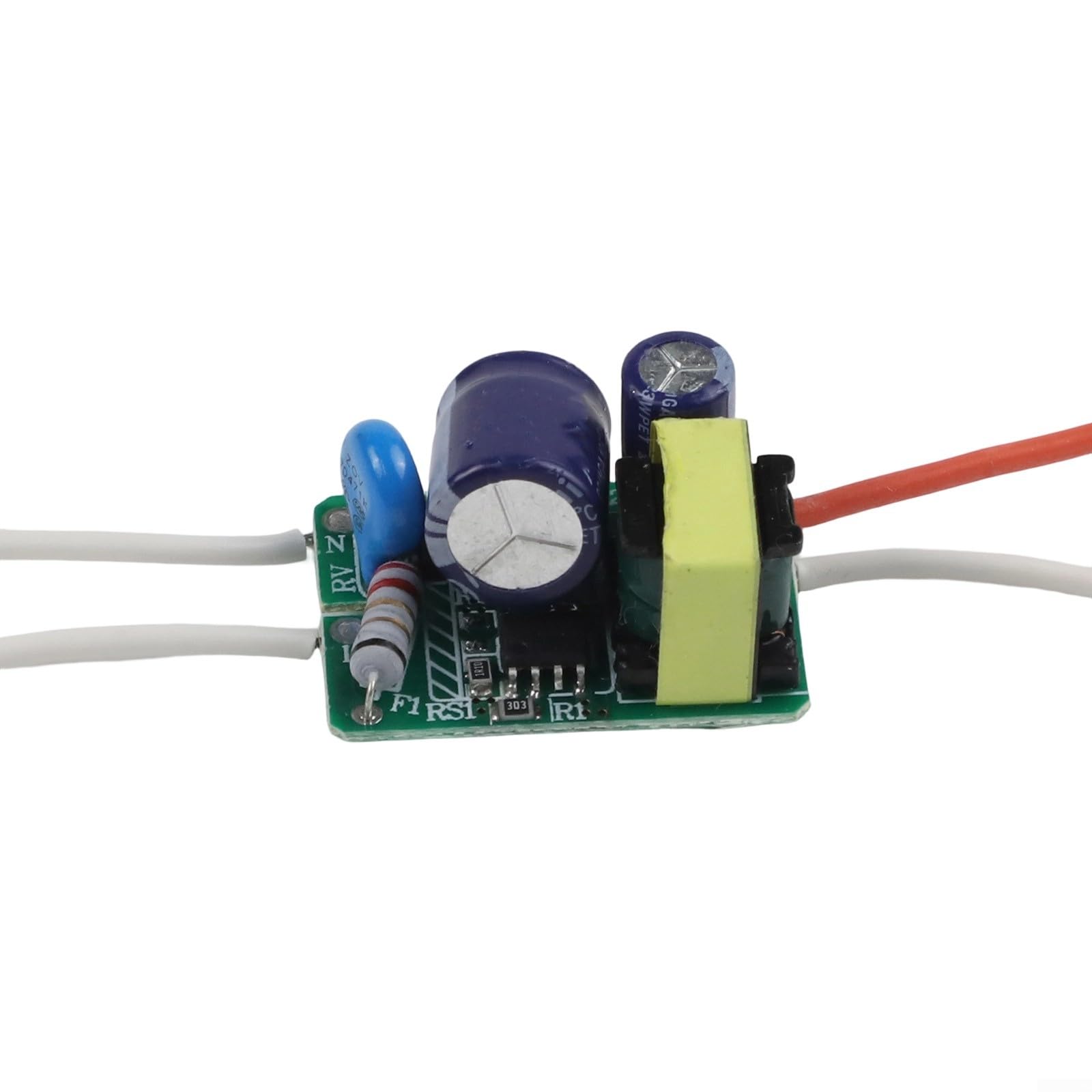 6-24W For LED Non-Isolated Constant Current Driver 180mA to 260mA Output 85-265V AC Input 50-60Hz for For LED Downlights and Panel Light Installations (6-24W 180-200MA)