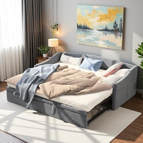 Aneutr Sofá cama Convertible de 2 plazas