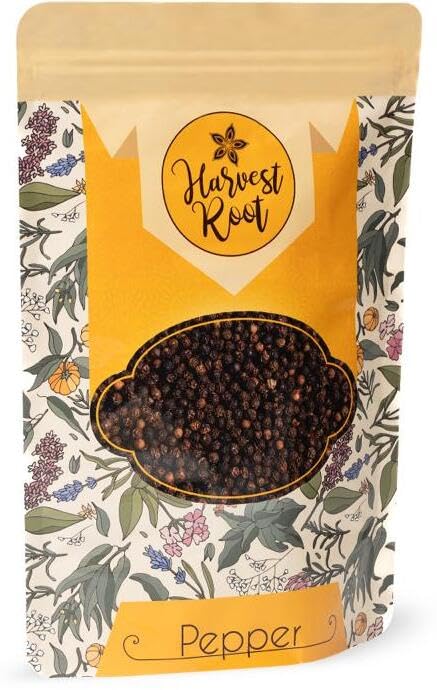 Harvest Root Black Pepper/Kali Mirch from Farm Picked Fresh Natural Seeds, No Artificial (500) (B0CP23MFX8) Amazon Price History, Amazon Price Tracker