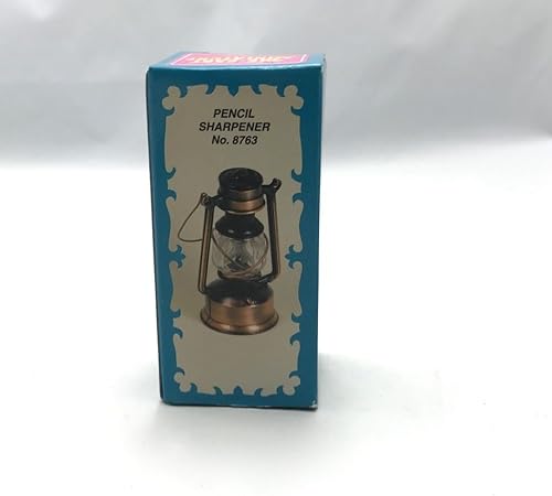 Miniatura 2 de Sacapuntas en miniatura de metal rojo de ferrocarril.