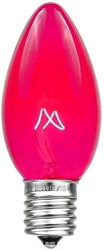 Miniatura 2 de Juego de luces de Navidad transparentes C9, cadena de luz para interior o exterior, para árbol de Navidad, luces colgantes para la línea de techo,