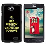 Be Good Phone Accessory // Dura Cáscara cubierta Protectora Caso Carcasa Funda de Protección para LG Optimus L70 / LS620 / D325 / MS323 // BIBLE Bee The Kind